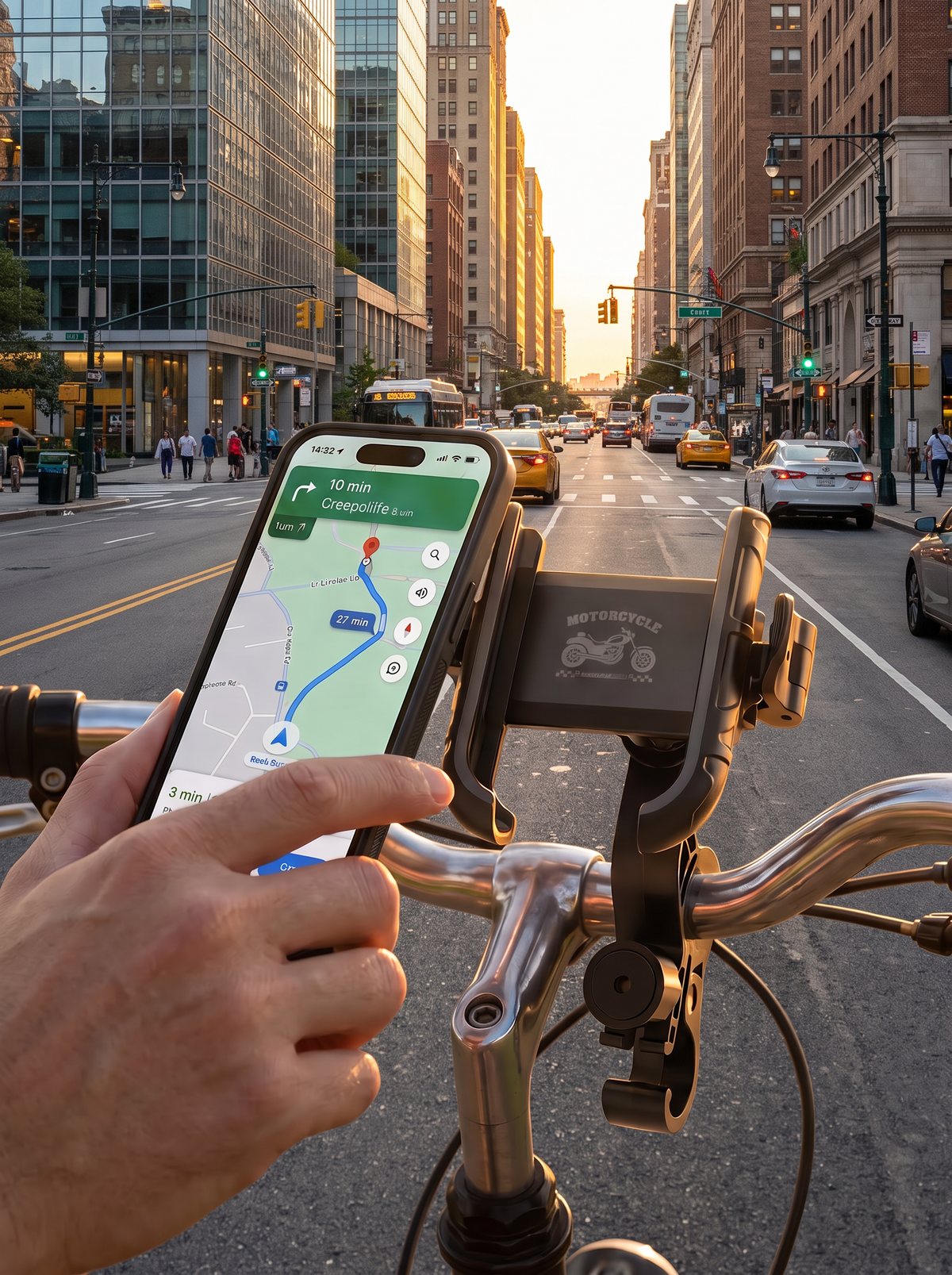 🚲✨ Držalo za telefon za hitro montažo na kolo 🛡️-SI