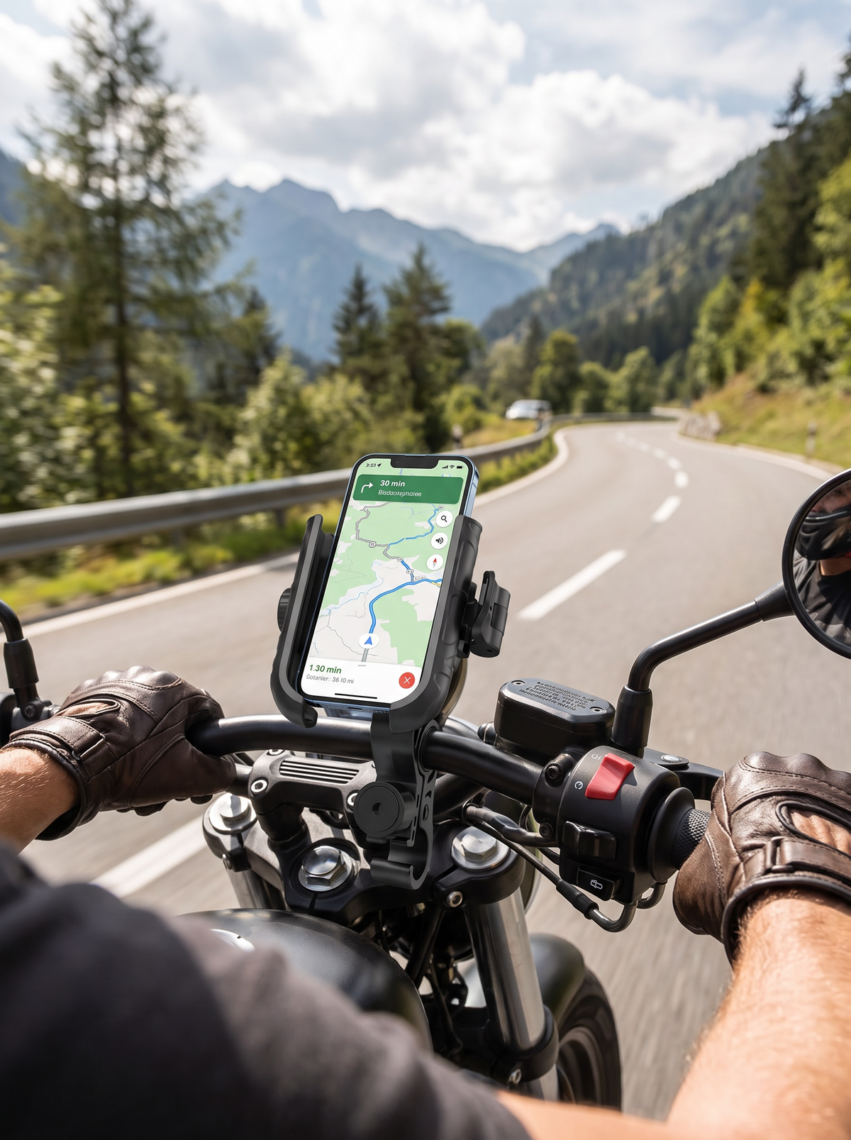 🚲✨ Držalo za telefon za hitro montažo na kolo 🛡️-SI