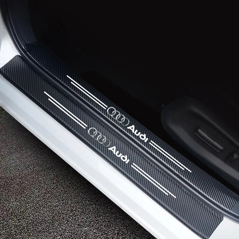 Black Friday ✨50% de descuento ✨Adhesivos de umbral de puerta de coche de carbono✨9 unidades ✨-ES