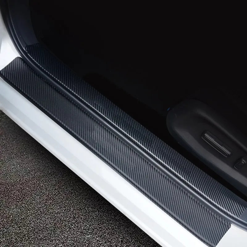 Black Friday ✨50% de descuento ✨Adhesivos de umbral de puerta de coche de carbono✨9 unidades ✨-ES