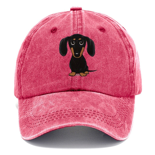Sombrero clásico retro de perro salchicha-ES
