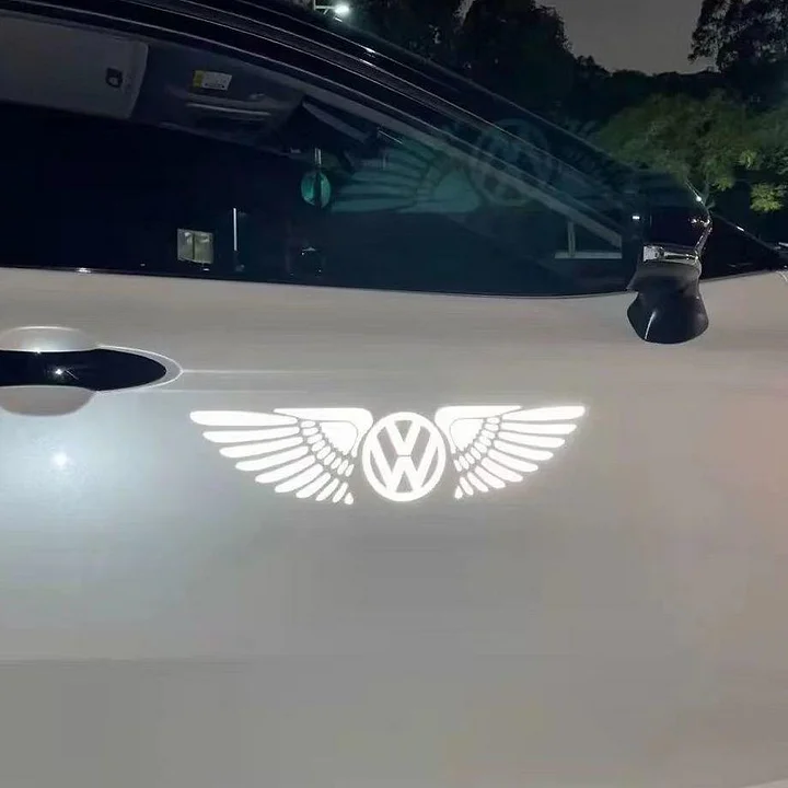 Αυτοκόλλητο αυτοκινήτου με λέιζερ 3D Angel Wings ✧4 τεμάχια✧-GR