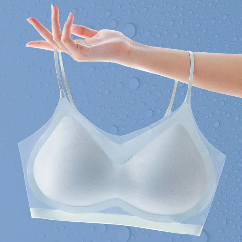 【M-4XL】❄️Sujetador de terciopelo sencillo, ultrafino y de talla grande-ES