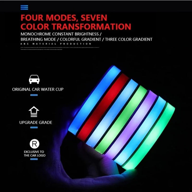 2 vnt. LED automobilių padėkliukai-LT