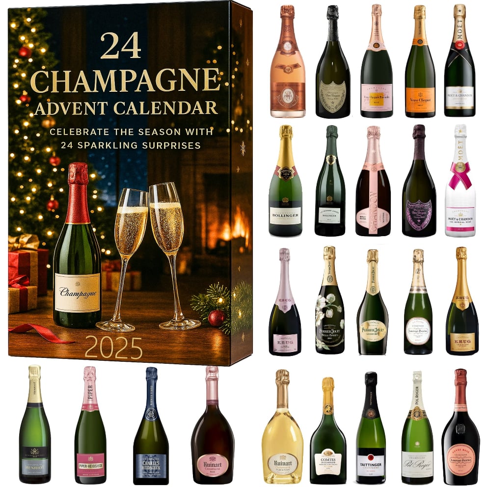 🔥Último día de 50% de descuento - 🥂Calendario de Adviento de Champán 2025🎄-ES