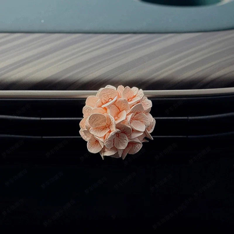 Gėlių klasterio automobilio oro ventiliacijos difuzorius su akmeniu-LT