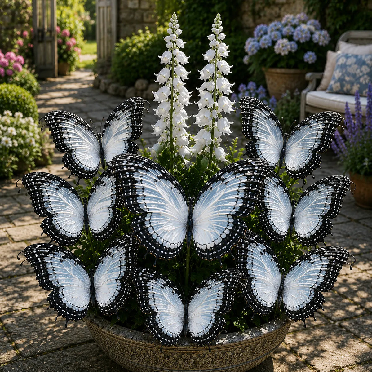 🦋 Bulbos de Hosta Jardín de Mariposas - 🌸Una hosta que parece un jardín lleno de mariposas-ES