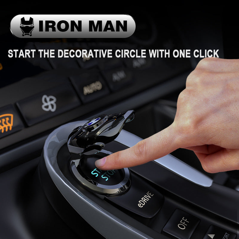„Iron Man“ automobilio užvedimo mygtuko apsauginis dangtelis-LT