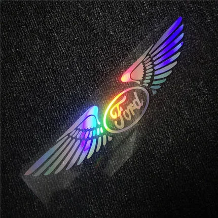 Αυτοκόλλητο αυτοκινήτου με λέιζερ 3D Angel Wings ✧4 τεμάχια✧-GR