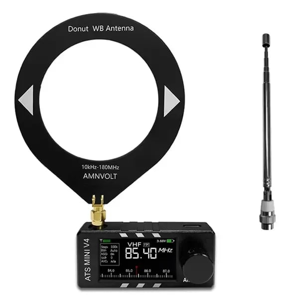 📻Patobulintas ATS Mini V4 Si4732 visų dažnių DSP radijo imtuvas-LT