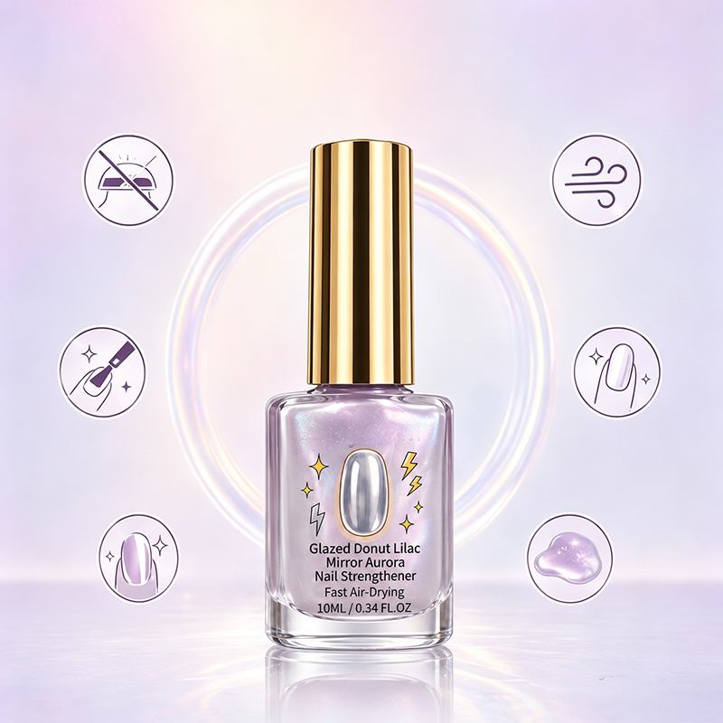 📢📢¡Compra 2 y llévate 1 gratis! ⏰ Acondicionador de uñas con brillo lila