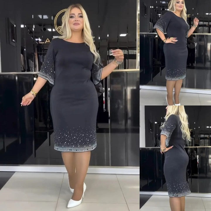 [S-5XL]Nauja, aukštos kokybės, elegantiška suknelė-LT