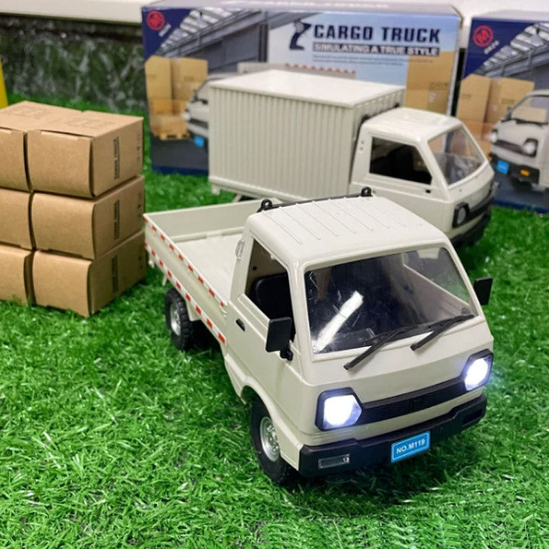 🔥🎁 Camión de contenedores de juguete recargable y con control remoto 🎮🚚-ES