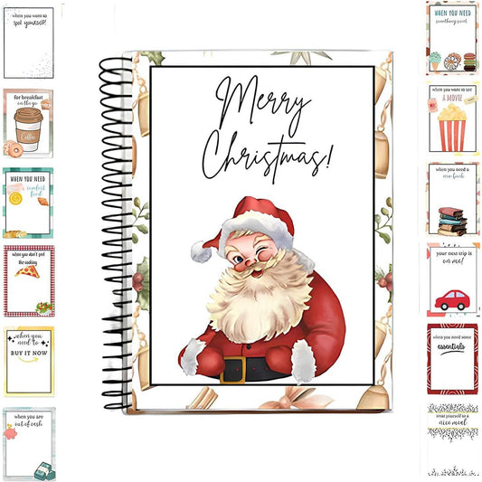 Libro de tarjetas de regalo de Navidad-ES