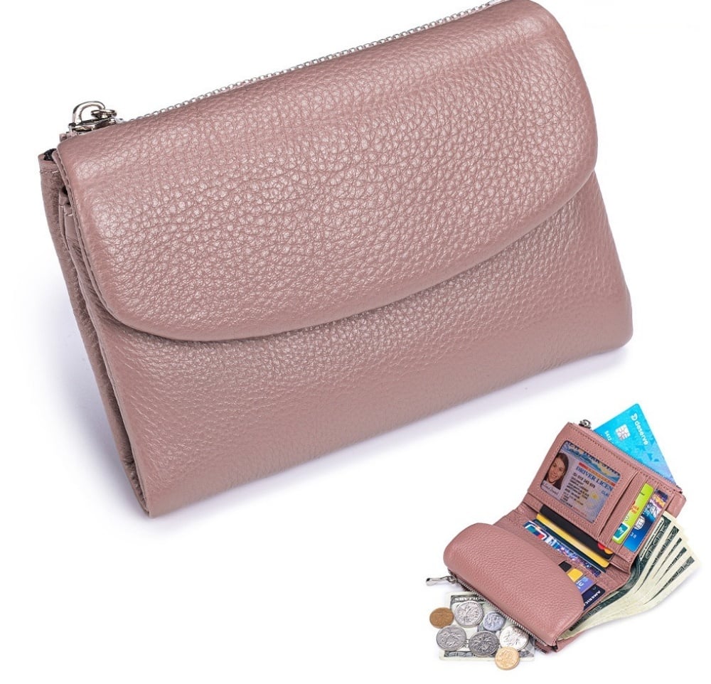 🔥⏰Unisex RFID Pebble novčanik od prave kože🔥-HR