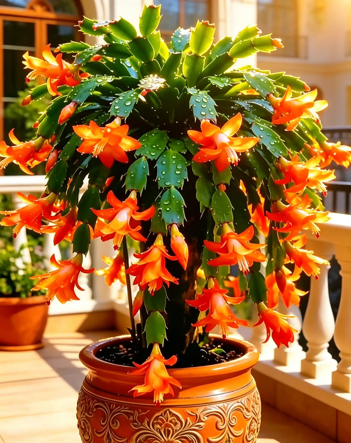 🦀 Bulbos de Schlumbergera de colores variados: flores de fácil cuidado en todos los tonos, incluso en invierno ❄️🌈-ES