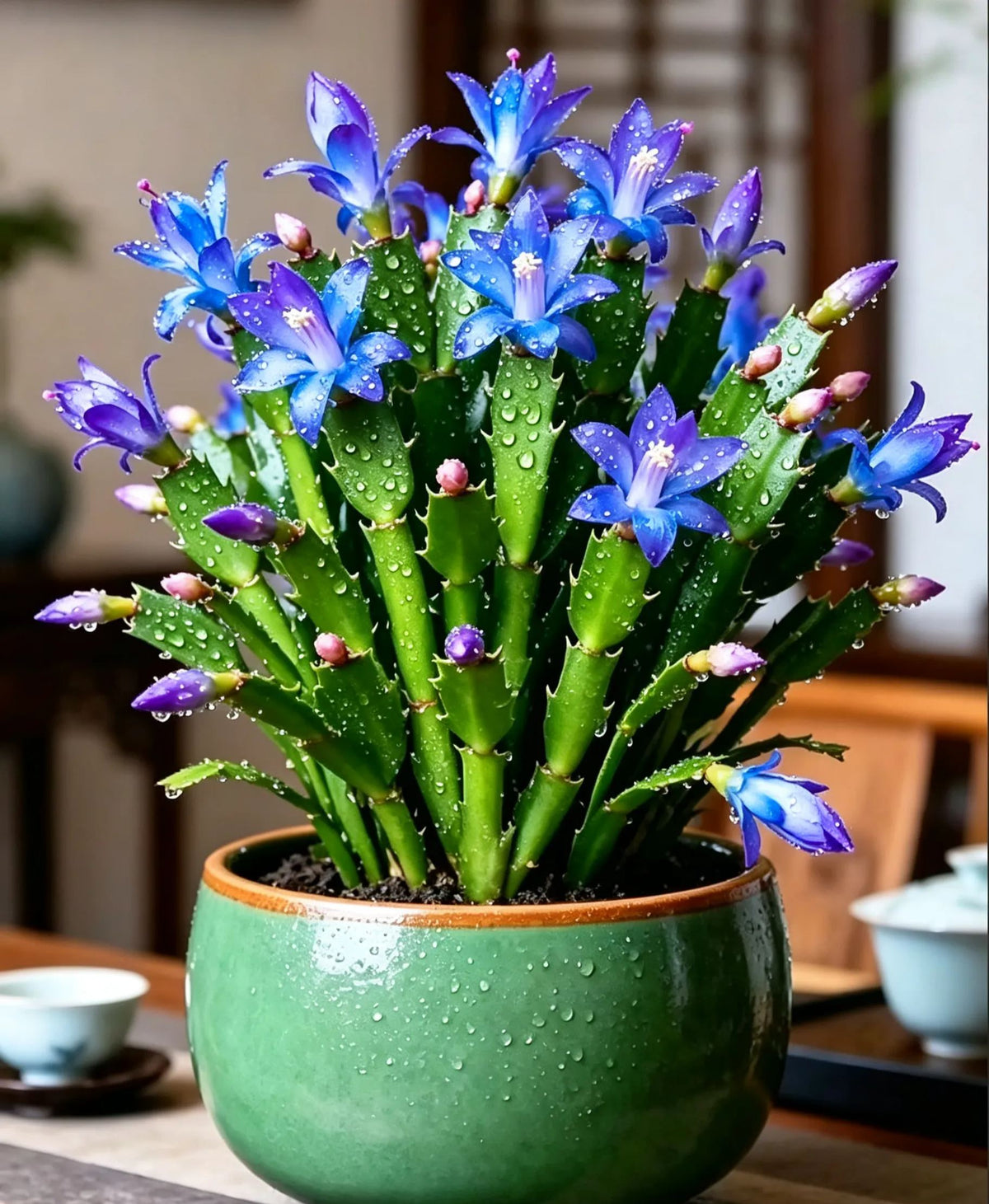 🦀 Bulbos de Schlumbergera de colores variados: flores de fácil cuidado en todos los tonos, incluso en invierno ❄️🌈-ES
