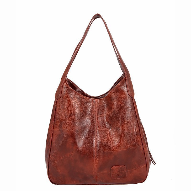 【🎊2025】Nuevos productos】👜Bolsos de hombro vintage de cuero suave de gran capacidad para mujer-ES