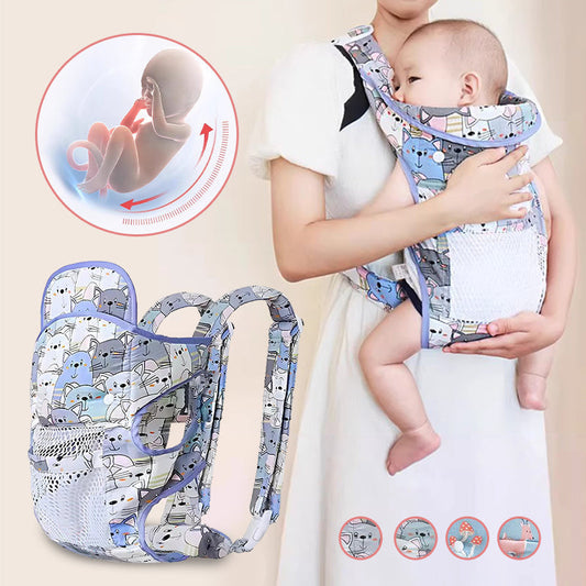 👶Πολυλειτουργικό, μάρσιπο μωρού που τοποθετείται στο στήθος με δύο ιμάντες ώμου-GR