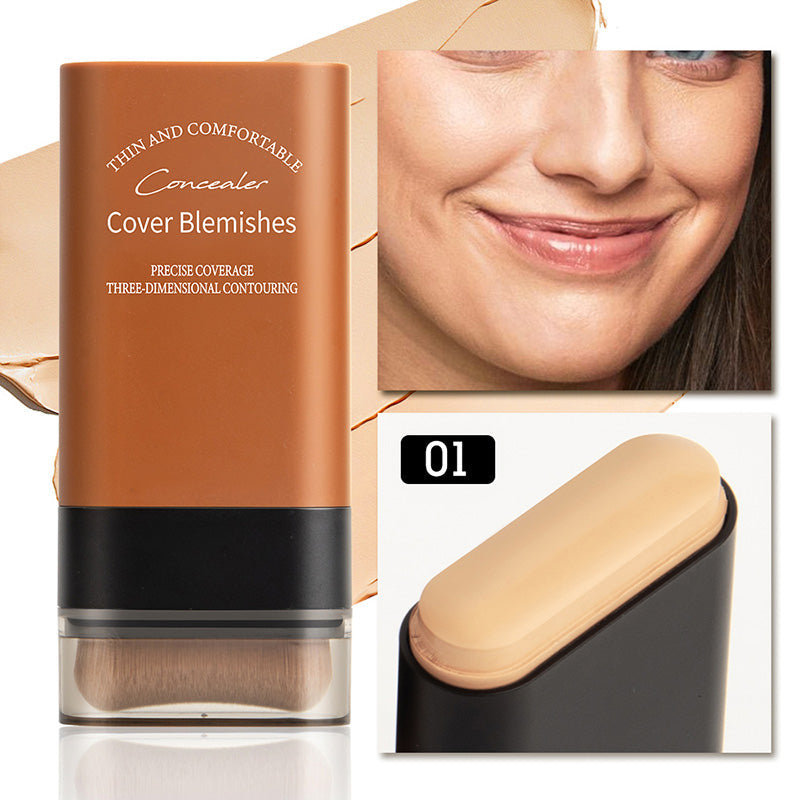 ✨ Base de maquillaje en barra de cobertura instantánea con brocha incorporada-ES