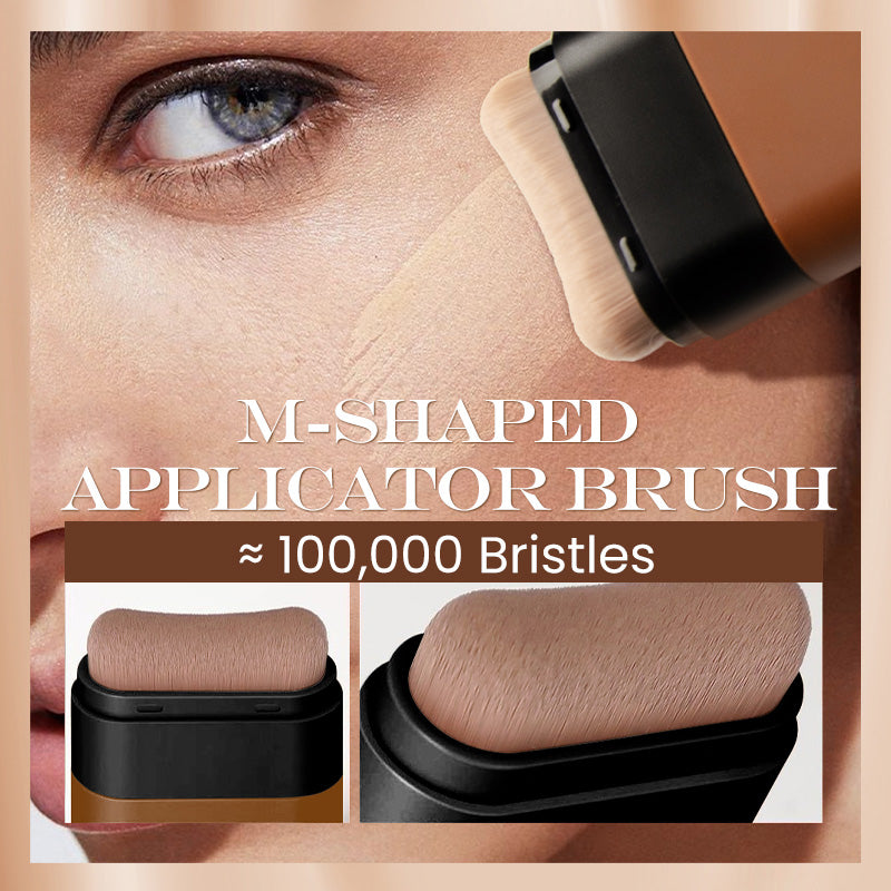 ✨ Base de maquillaje en barra de cobertura instantánea con brocha incorporada-ES