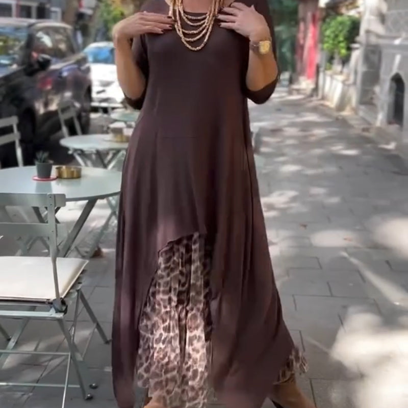 ✨Vestido de mujer de manga larga con dobladillo irregular💃-ES