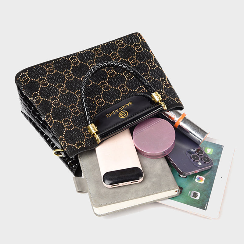🔥Bolso de mujer de lujo con 3 compartimentos y correas-ES