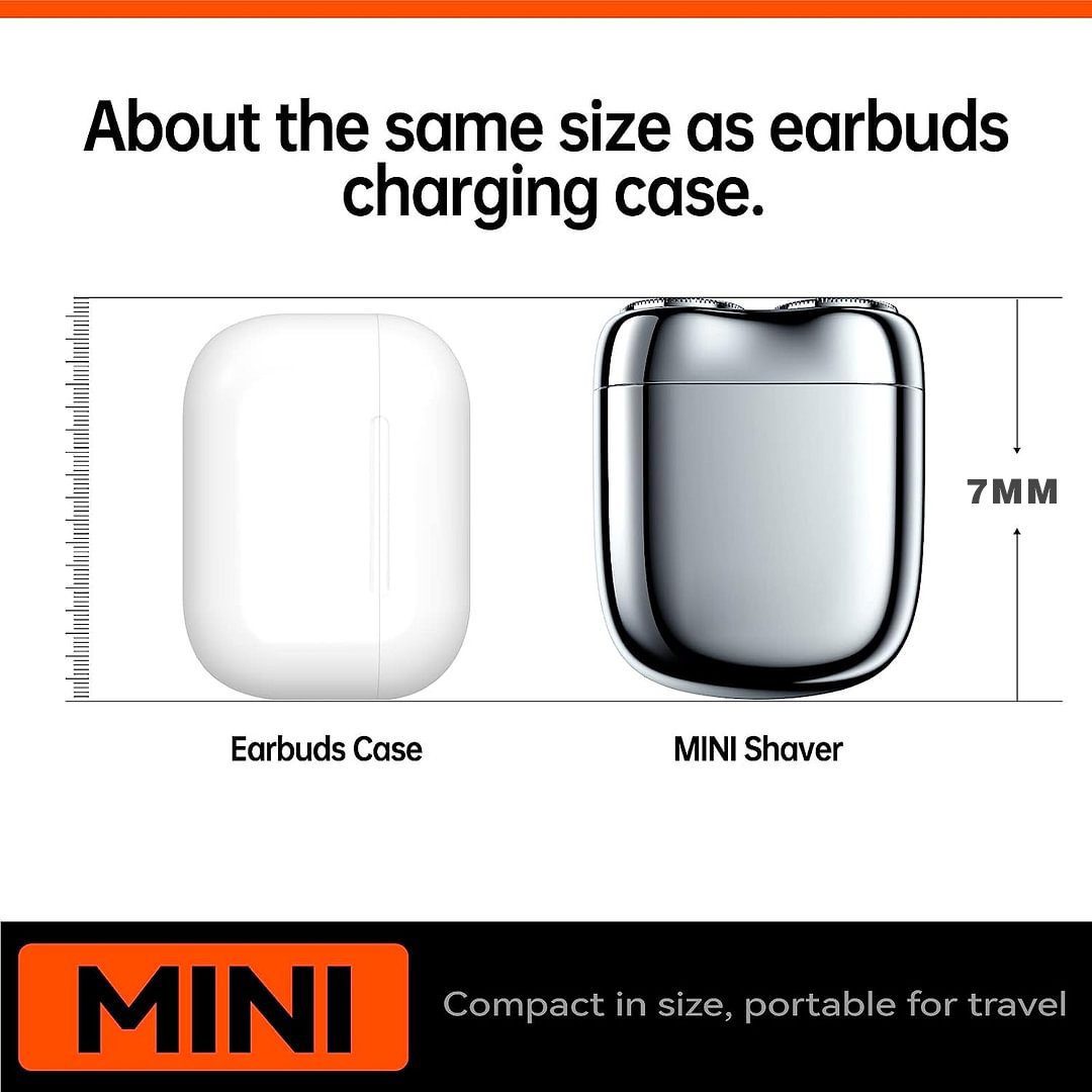 ✨2025 Jauniniet vīriešu mini USB skuvekli-LV