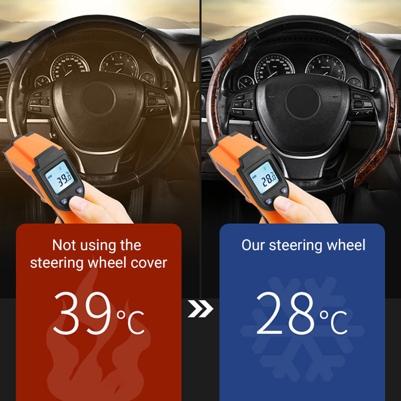 🔥Griebsi ir patiks!🔥Universalus neslystantis automobilio vairo dangtelis-LT