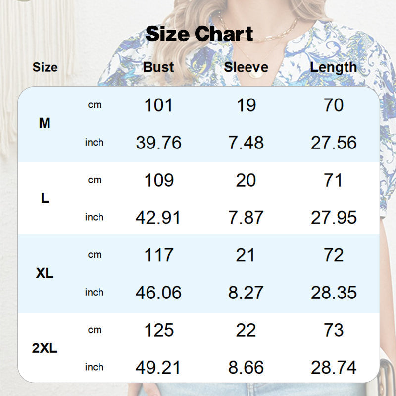 【M-2XL】🌸Moteriškas vasarinis V formos kaklo viršus-LT