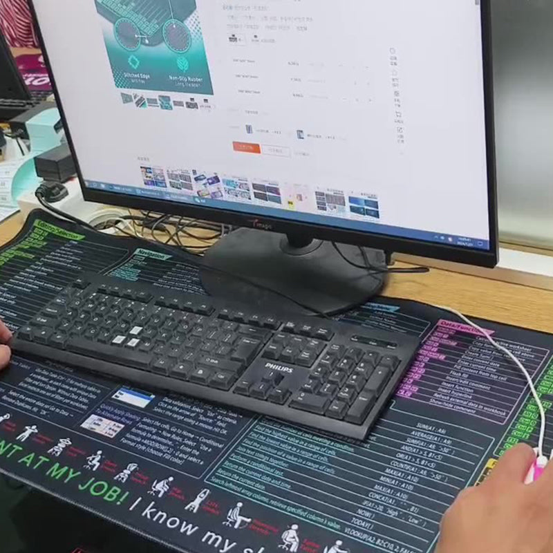 🔥 Atsparus dėmėms, neslystantis stalo kilimėlis biurams 🧠💻-LT