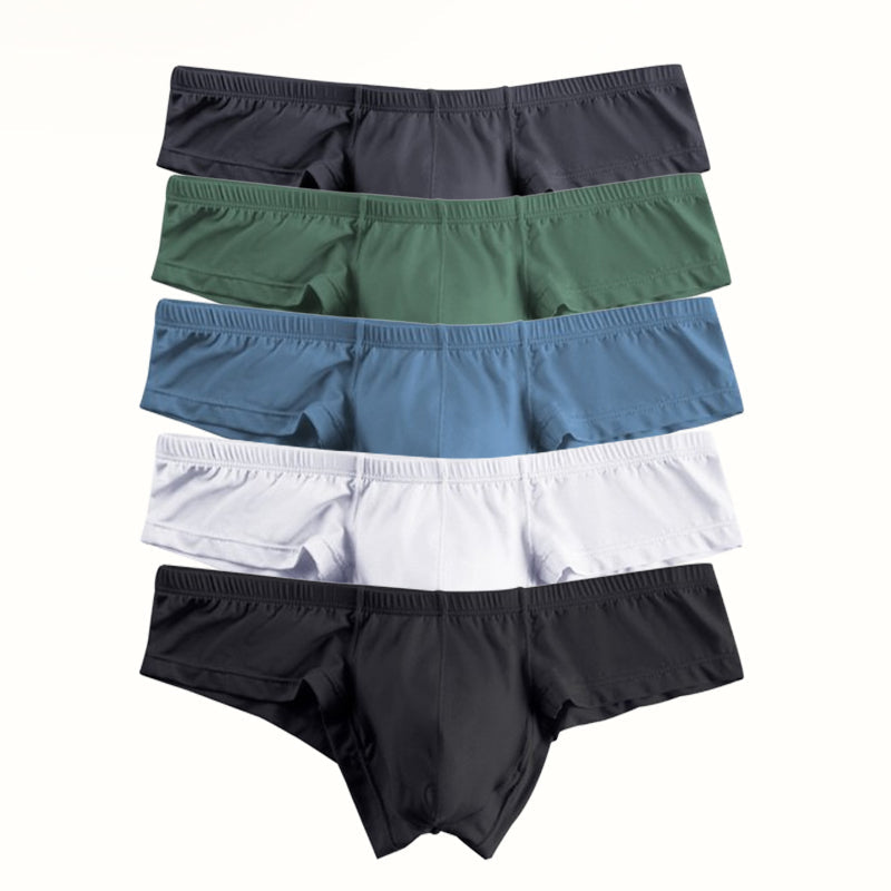 🩲Pantalones transpirables para hombre en color liso con tiro bajo-ES