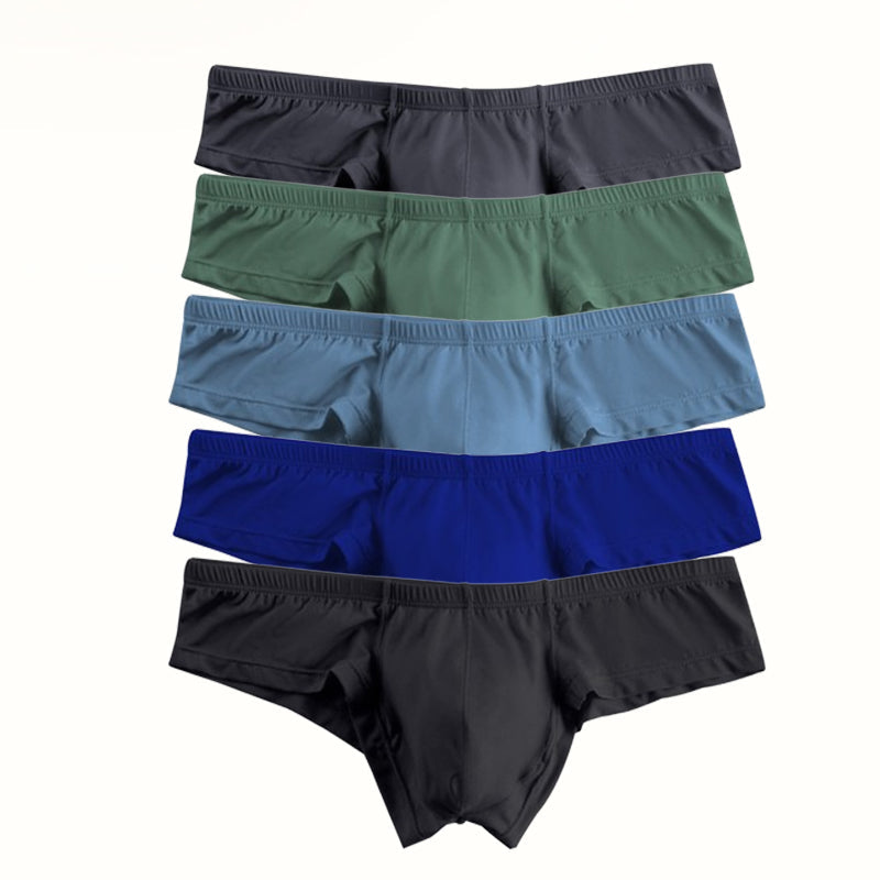 🩲Pantalones transpirables para hombre en color liso con tiro bajo-ES