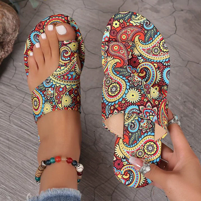 🔥Sandalias planas ortopédicas ligeras para mujer-ES