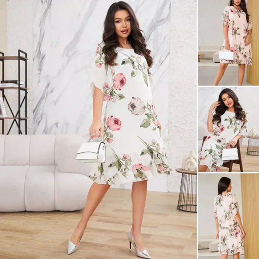 HOT 50% 👗 Šifónové šaty Blush Petal Glow-SK