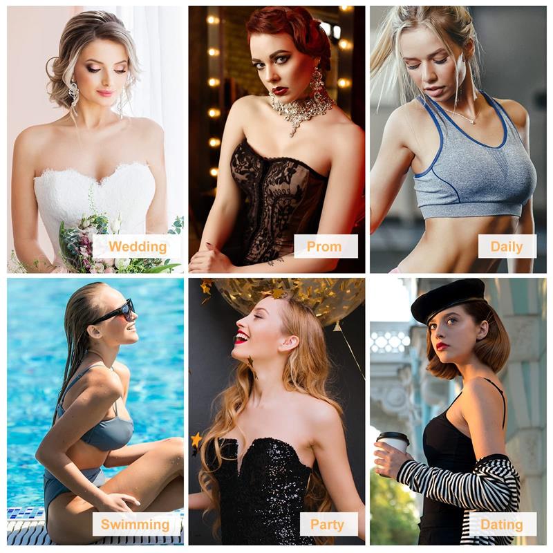 👙 Sujetador push-up autoadhesivo invisible-ES