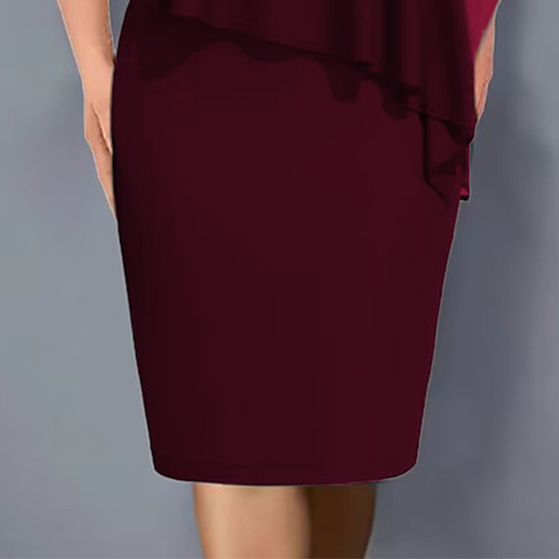 ✨Vestido de gasa con escote en V e incrustaciones de pedrería-ES