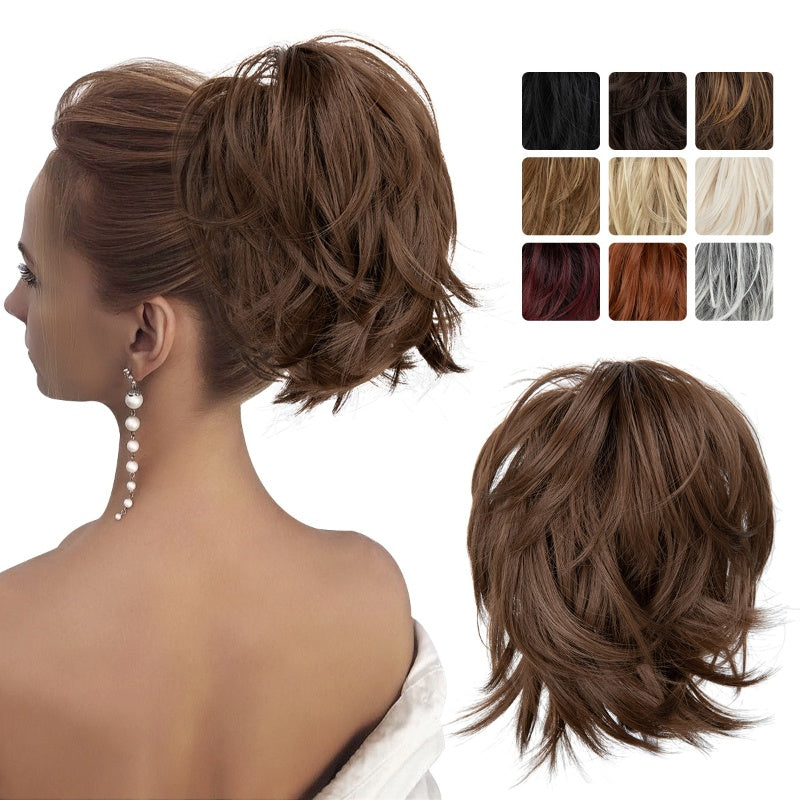 🌸 Extensiones de cabello para mujer: garras y coleta-ES