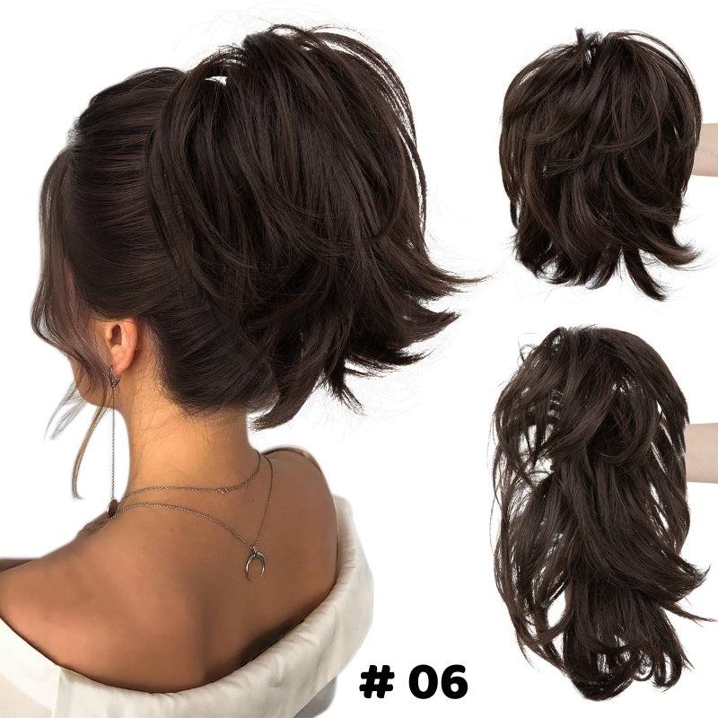 🌸 Extensiones de cabello para mujer: garras y coleta-ES