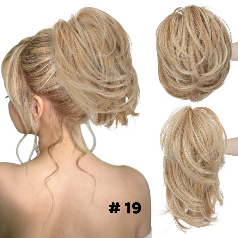 🌸 Extensiones de cabello para mujer: garras y coleta-ES