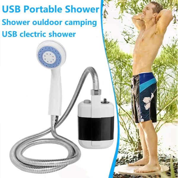 Ducha portátil para exteriores con USBCantidad-ES