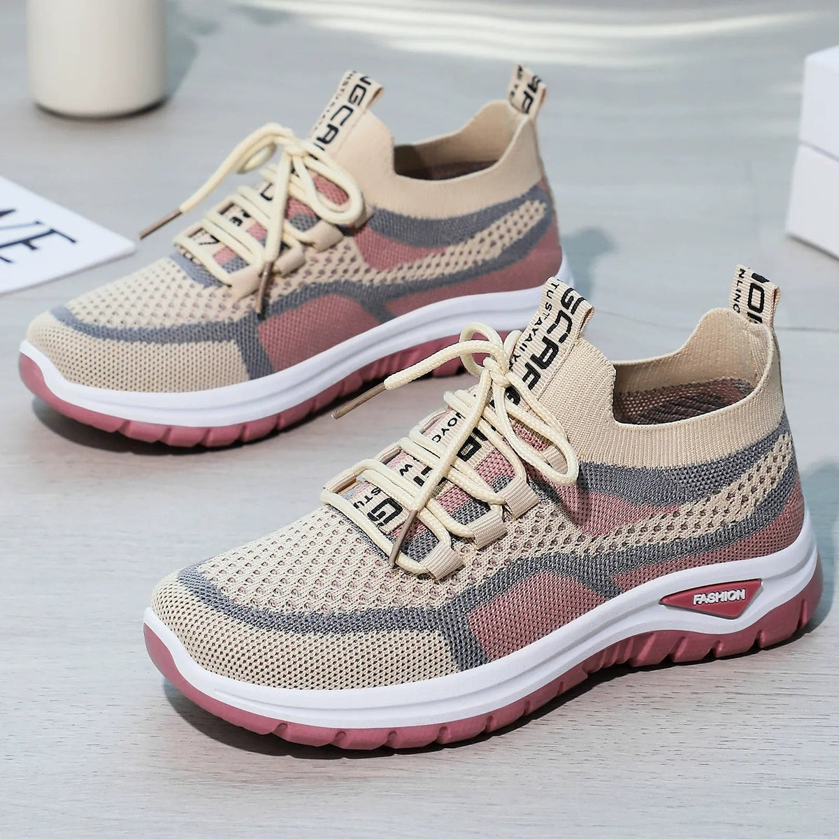👟Γυναικεία casual παπούτσια για τρέξιμο με κορδόνια-GR
