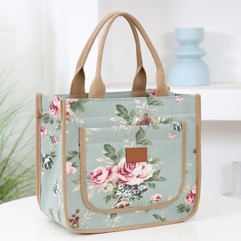 Bolsa de almuerzo con estampado floral para mujer-ES
