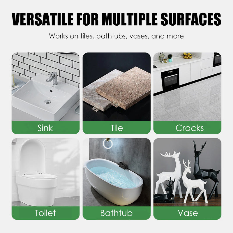 Potente kit de reparación de porcelana - Doble tubo-ES