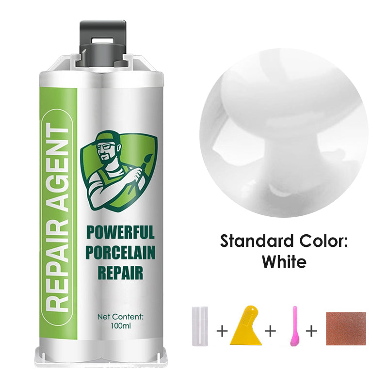 Potente kit de reparación de porcelana - Doble tubo-ES