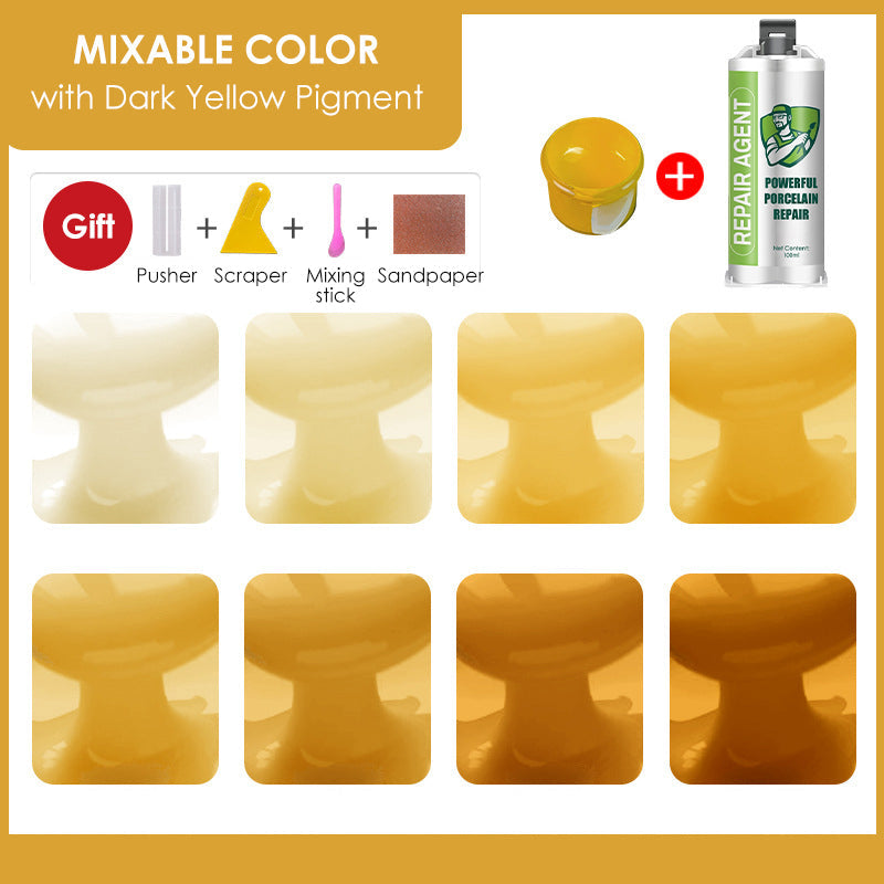 Potente kit de reparación de porcelana - Doble tubo-ES