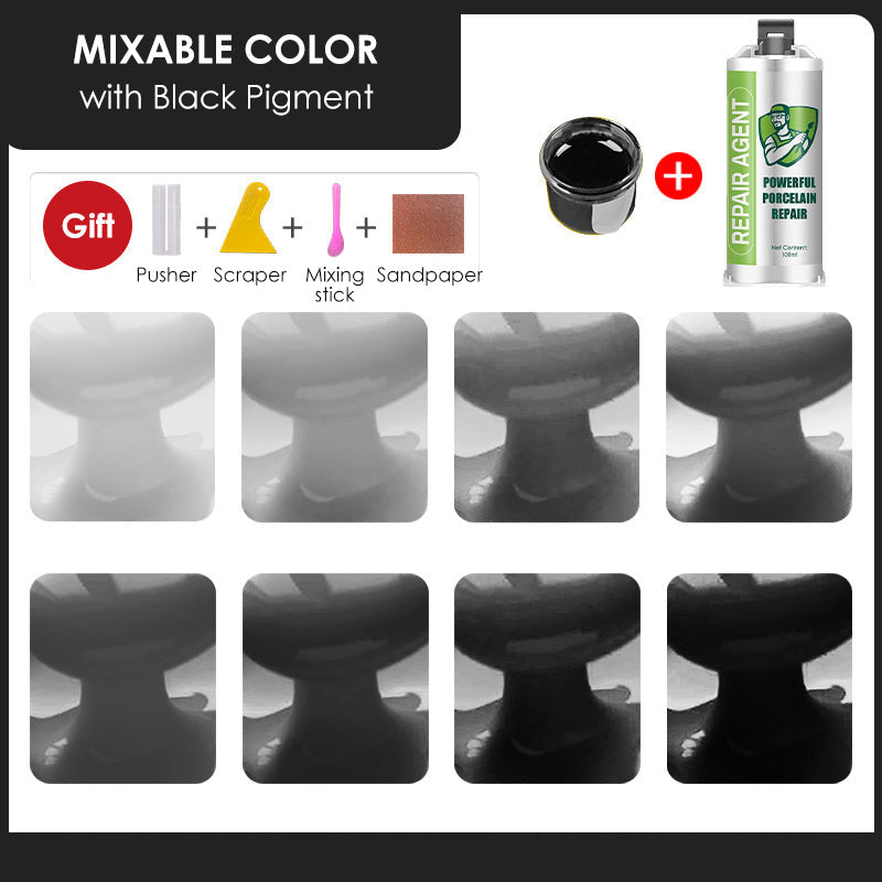 Potente kit de reparación de porcelana - Doble tubo-ES