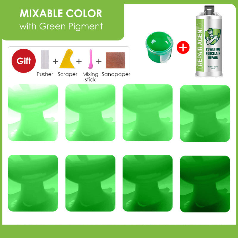 Potente kit de reparación de porcelana - Doble tubo-ES