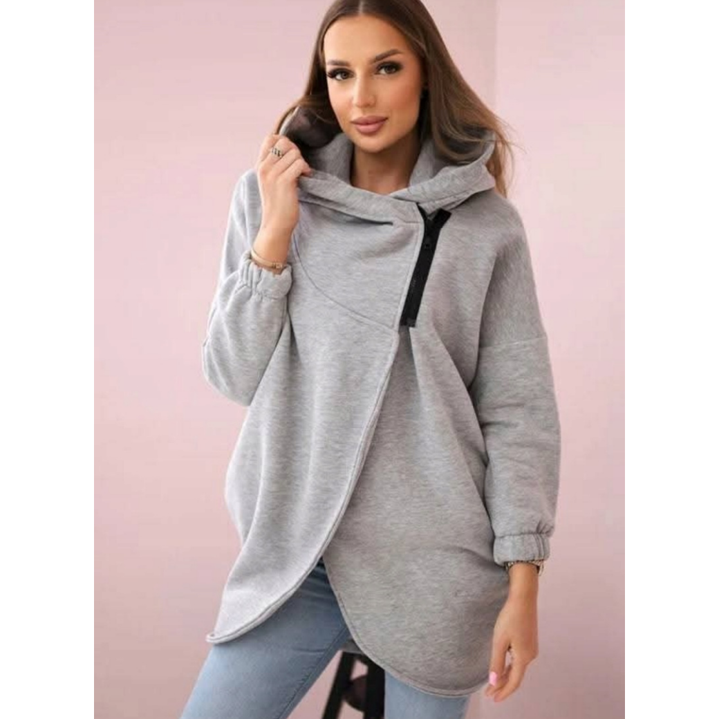 😍 (S-4XL) 🌼 Sudadera con capucha gruesa de gran tamaño para mujer-ES