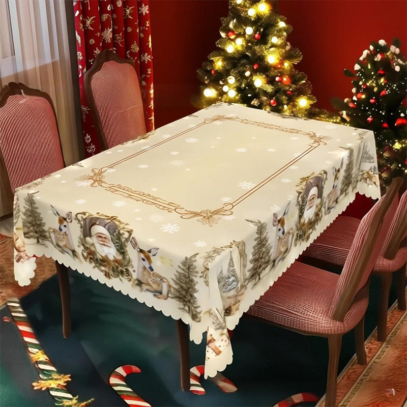 🦌Un mantel navideño alegre y clásico🎄🎁-ES